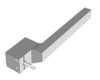 Gekröpfter Halter MTAL 07120/4